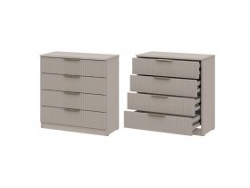 Комод 4 ящика (МДФ) Эккервуд (меланж) в Усть-Нере - ust-nera.mebel-nsk.ru | фото