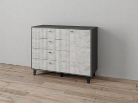 Комод «Катрин-13» (графит/мальта) в Усть-Нере - ust-nera.mebel-nsk.ru | фото