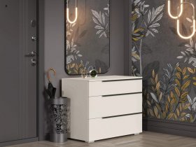 Комод с 3 ящиками Айри КМ-001 (кашемир) в Усть-Нере - ust-nera.mebel-nsk.ru | фото