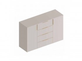 Комод с 4 ящ., 2створ. «Тефия» (тефия/софт сантьяго) в Усть-Нере - ust-nera.mebel-nsk.ru | фото