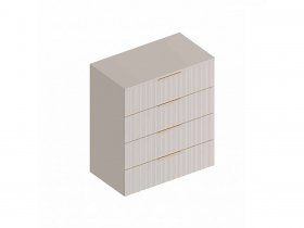 Комод с 4 ящ. «Тефия» (тефия/софт сантьяго) в Усть-Нере - ust-nera.mebel-nsk.ru | фото