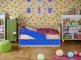 Кровать детская Бабочки 2,0 м в Усть-Нере - ust-nera.mebel-nsk.ru | фото