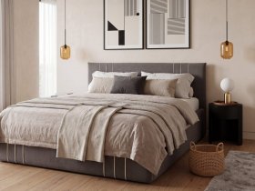 Кровать двуспальная 1,6м с подъем. мех. Леванте в Усть-Нере - ust-nera.mebel-nsk.ru | фото