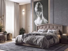 Кровать двуспальная 1,8м Верона-2 в Усть-Нере - ust-nera.mebel-nsk.ru | фото