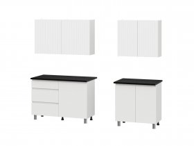 Кухонный гарнитур Эккервуд (2,0м) (SAFE) (белый) в Усть-Нере - ust-nera.mebel-nsk.ru | фото