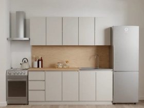 Кухонный гарнитур Мори 2,0 м (сатин) в Усть-Нере - ust-nera.mebel-nsk.ru | фото