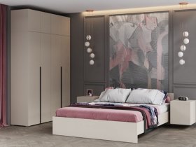 Модульная спальня Айри (кашемир) в Усть-Нере - ust-nera.mebel-nsk.ru | фото