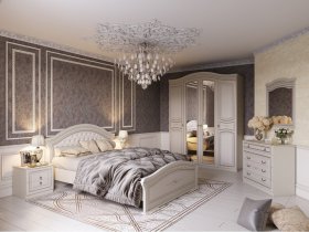 Модульная спальня Николь (Мебельград) в Усть-Нере - ust-nera.mebel-nsk.ru | фото