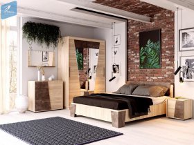 Модульная спальня Санремо в Усть-Нере - ust-nera.mebel-nsk.ru | фото