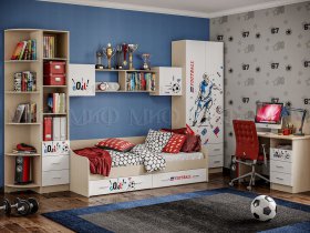 Модульная спальня Вега NEW Boy в Усть-Нере - ust-nera.mebel-nsk.ru | фото