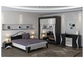 Модульная спальня Верона (Линаура) в Усть-Нере - ust-nera.mebel-nsk.ru | фото