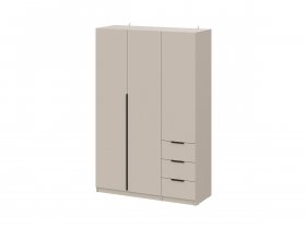 Шкаф трехстворчатый с ящиками ШК-22 (меланж) в Усть-Нере - ust-nera.mebel-nsk.ru | фото